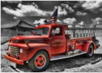 Retired Fire Truck by Marcia Nye