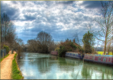 Clouds Along the Canal by Dave Putz